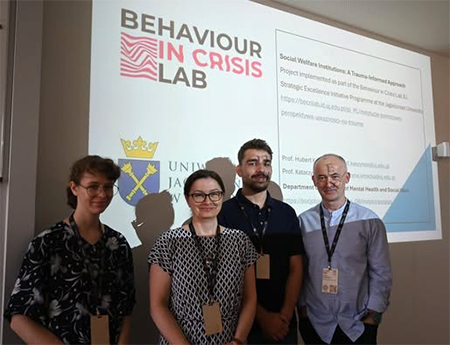 Członkowie Behaviour in Crisis Lab na European Conference on Social Work Education (ECSWE)