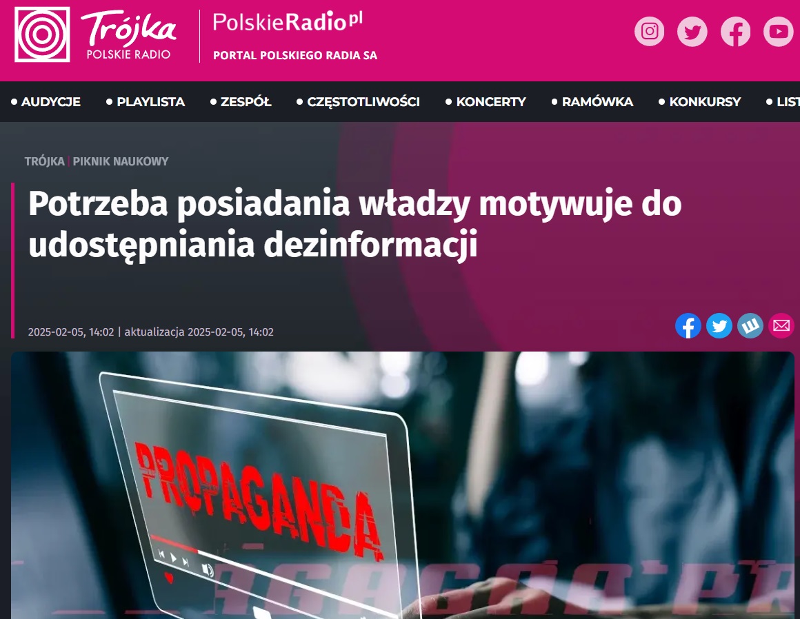 Radio Trójka, wywiad