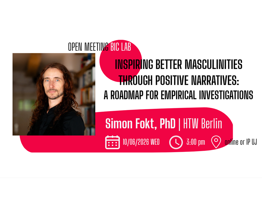 Open meeting Behaviour in Crisis Lab Speaker: Simon Fokt, PhD